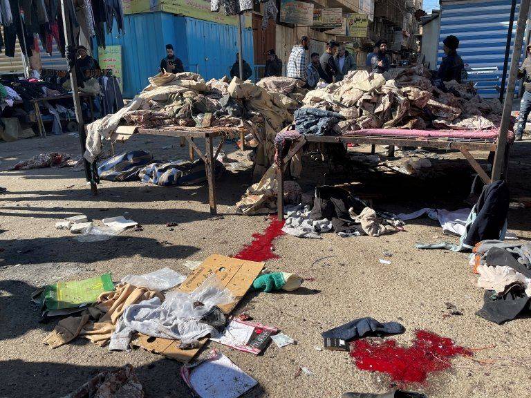 ارتفاع حصيلة ضحايا التفجيرين الانتحاريين في بغداد