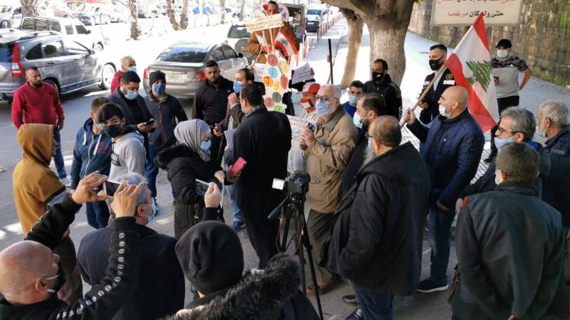 المحتجون في صيدا: نرفض الاقفال العام