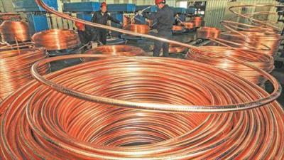 عودة النحاس للإرتفاع بنسبة 70% في بداية 2021