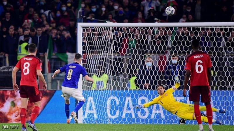 جورجينيو يهدر ركلة جزاء ويصعّب تأهل إيطاليا