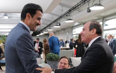 أمير قطر يلتقي عددا من رؤساء الدول والوفود المشاركين في قمة غلاسكو