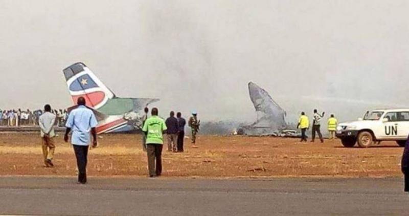 Title: Agency: Reports of a Passenger Plane Crash in South Sudan