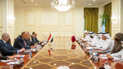 Egyptian-Qatari Discussions in Doha: Photos Reveal the Atmosphere