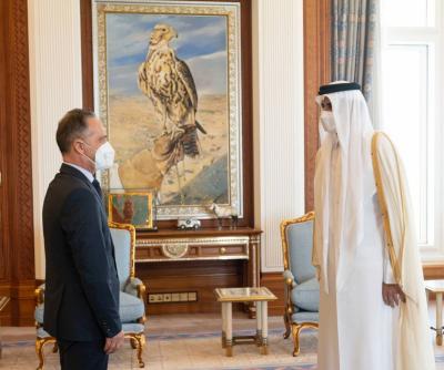 Qatar Emir Discusses Regional and International Developments with German Foreign Minister