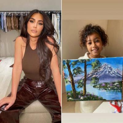 Kim Kardashian Accused of Lying Over Daughter's Painting