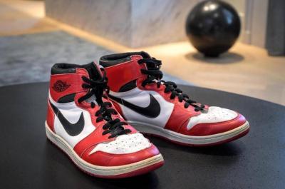 # Michael Jordan's Shoes Sold for $1.5 Million