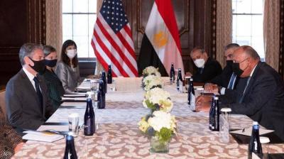 Blinken Meets Shoukry for Strategic Dialogue Between the Two Countries