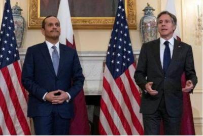 U.S. Secretary of State Discusses Afghanistan with Qatari Foreign Minister