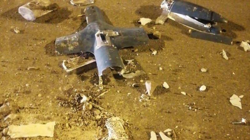 Title: Coalition: Destruction of Houthi Bomb-Laden Drone Heading Towards Southern Saudi Arabia