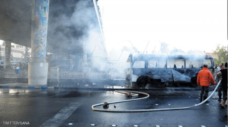 13 Dead and 3 Injured in Double Explosion Targeting Military Bus in Damascus