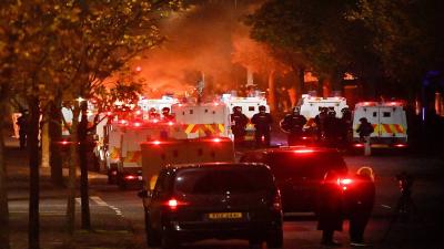 Bus Hijacked and Set on Fire in Northern Ireland
