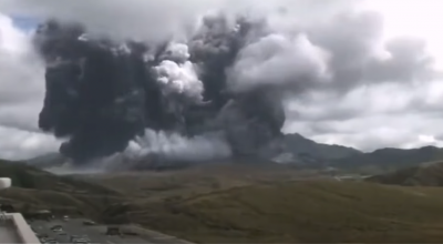 ## Video: Stunning Scenes of Eruption at Mount Aso in Japan