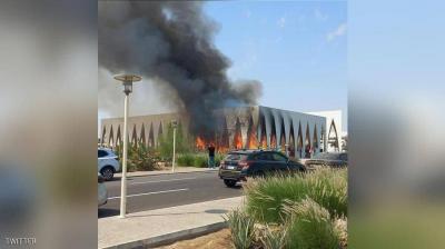 Video: Major Fire Engulfs Gouna Festival Hall on the Eve of Opening