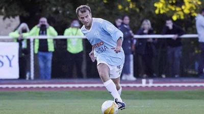 Video: Macron Plays Soccer and Scores a Penalty
