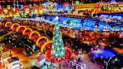 In the UAE... Global Village Shines in the Holiday Season