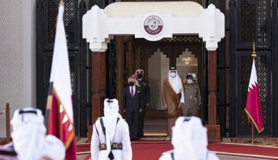 Qatar Emir: Discussed Ways to Support Stability in the Region and Developments in Palestine