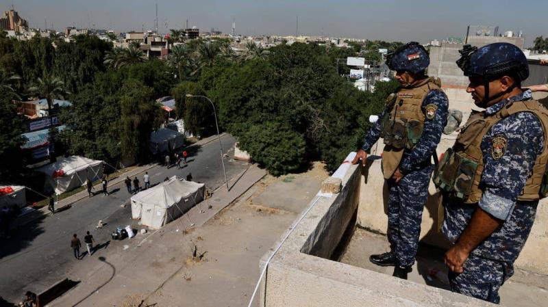 Protest by Factions Continues in Baghdad Amid Election Doubts