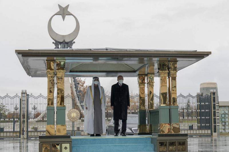 Sheikh Mohammed bin Zayed Sends Thank You Message to President Erdoğan at the End of His Visit to Turkey
