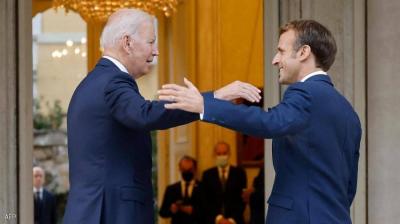 Biden and Macron Meet for the First Time Since the Submarine Crisis