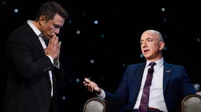 Bezos Needs a Trillion Dollars Added to Amazon’s Value to Catch Up with Musk