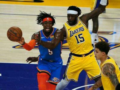 Los Angeles Lakers Defeat Oklahoma City Thunder in NBA Basketball League