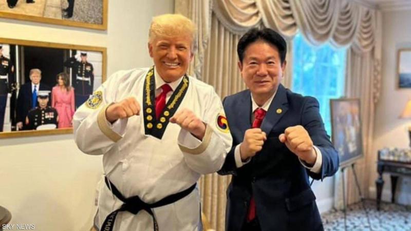 Trump Receives Black Belt in Taekwondo