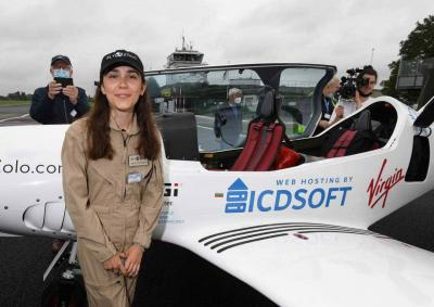 British Girl Aims to Become the Youngest Woman to Fly Solo Around the World