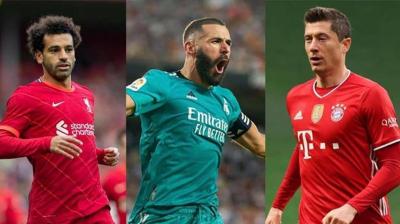 Lewandowski Competes with Benzema and Salah for the "Best" Award in the World