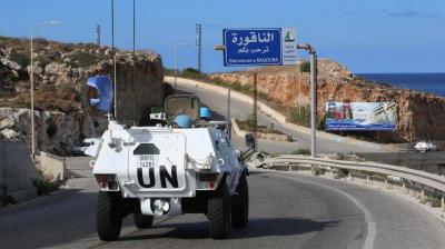 UNIFIL Patrols at the Lebanese Border After Wayward Rockets