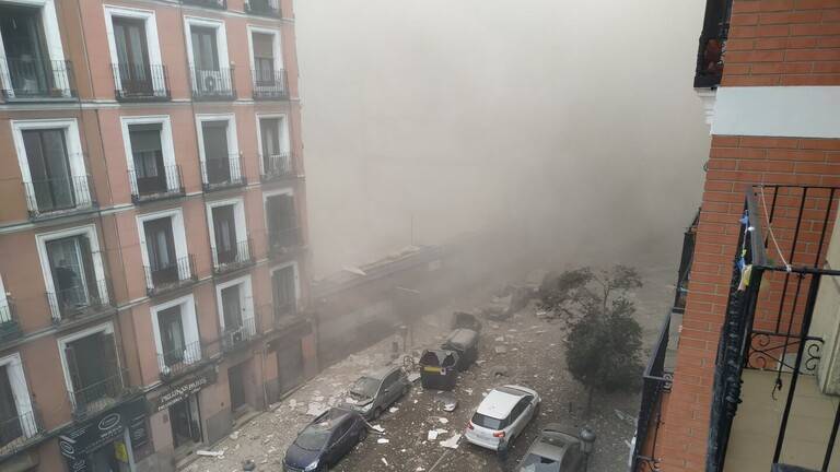 Explosion Shakes the Spanish Capital Madrid