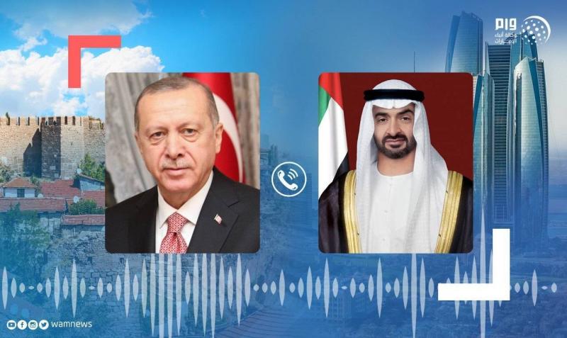 Sheikh Mohamed bin Zayed Receives Phone Call from Turkish President