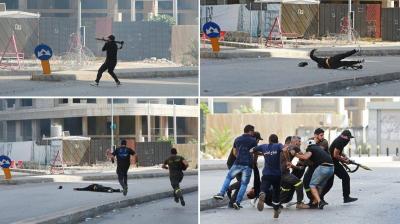 Summoning the Head of the "Forces" Regarding the Bloody Events in Beirut