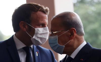 Phone Call Between President Aoun and President Macron
