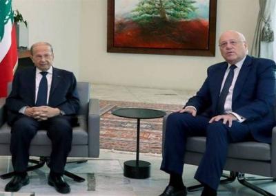 Title: Communication Between Aoun and Mikati