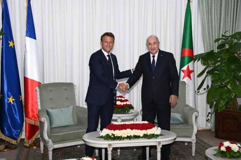 Macron and Tebboune Sign Joint Declaration