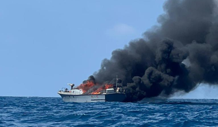 Their Boat Caught Fire Off Saadiyat