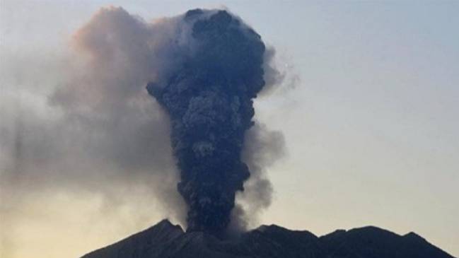Volcanic Eruption in Japan