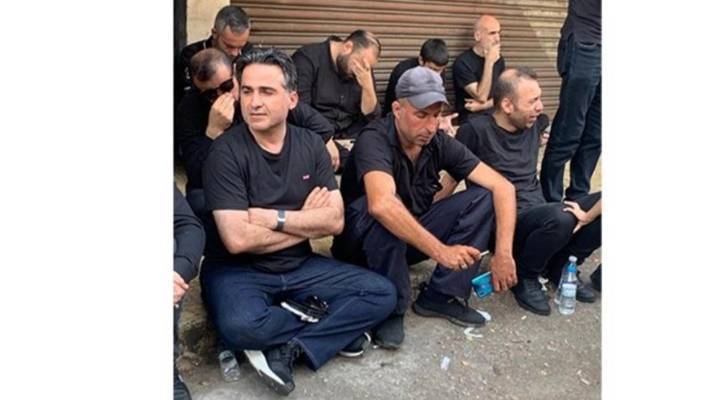 Minister Ali Hamieh Participates in Ashura Procession