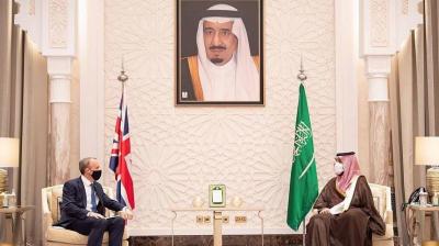 Crown Prince Mohammed bin Salman Discusses Regional Developments with the UK Foreign Secretary