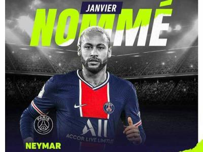 Brazilian Star Neymar Competes for Player of the Month Award in Ligue 1
