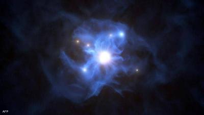 For the First Time.. Astronomers Detect a "Surprise" Behind a Giant Black Hole