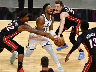 Miami Heat Defeats Utah Jazz in NBA Game