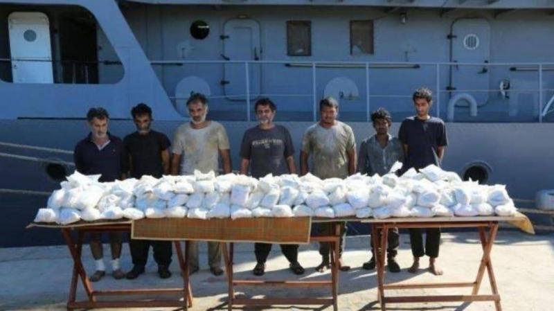 Death Sentences for an Iranian and 7 Pakistanis in Smuggling of the Largest Quantity of Drugs into Egypt