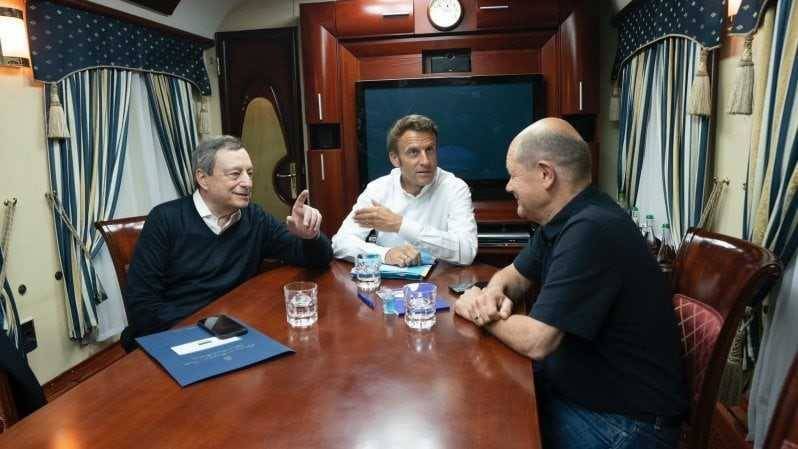 Three Leaders on a Train to Kyiv