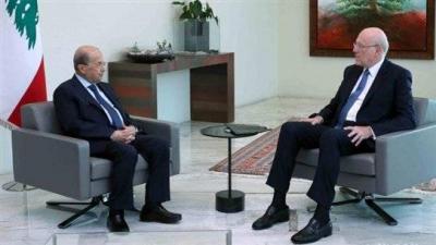 Morning Meeting Between Aoun and Mikati... The Discussion Continues