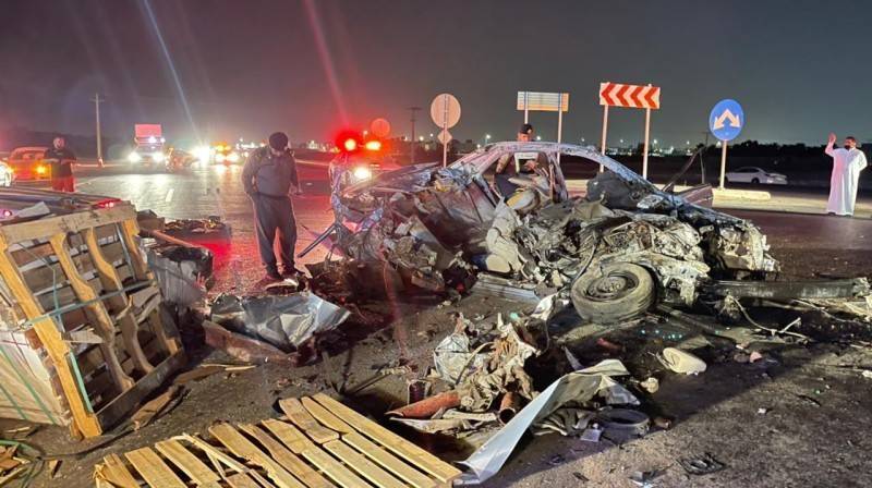 Terrible Accident Claims Lives of 4 People in Saudi Arabia