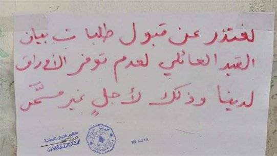 No Family Registration Issuances in this Area