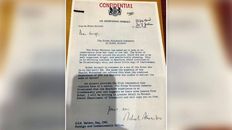 Title: Secret British Document: Thatcher Urges 