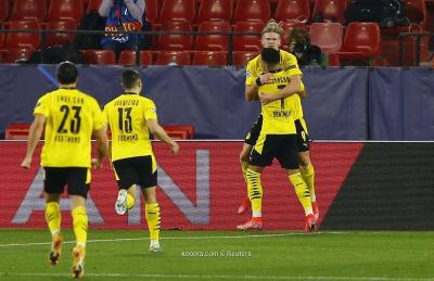 Haaland's Brace Leads Borussia Dortmund to Victory Over Sevilla in the Champions League