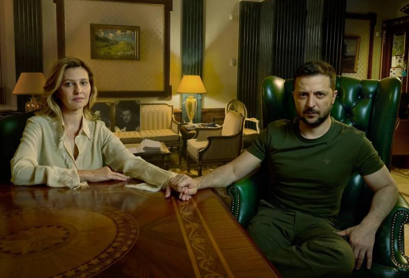 Zelensky and His Wife Feature in Vogue Fashion Magazine